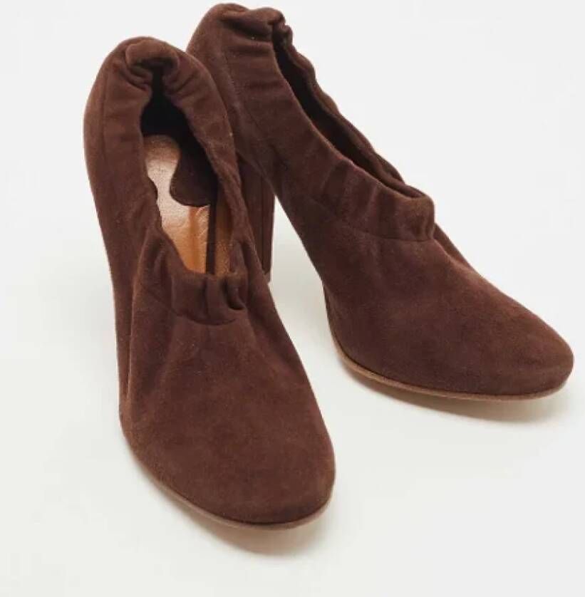 Chloé Pre-owned Suede heels Brown Dames