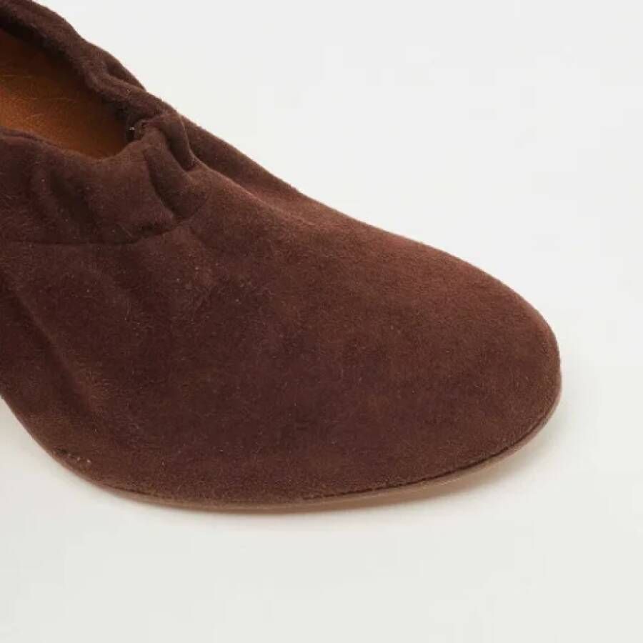 Chloé Pre-owned Suede heels Brown Dames