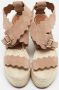 Chloé Pre-owned Suede sandals Beige Dames - Thumbnail 3