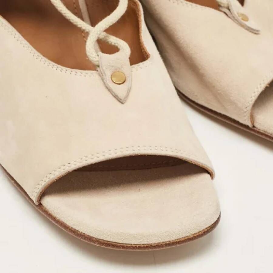 Chloé Pre-owned Suede sandals Beige Dames