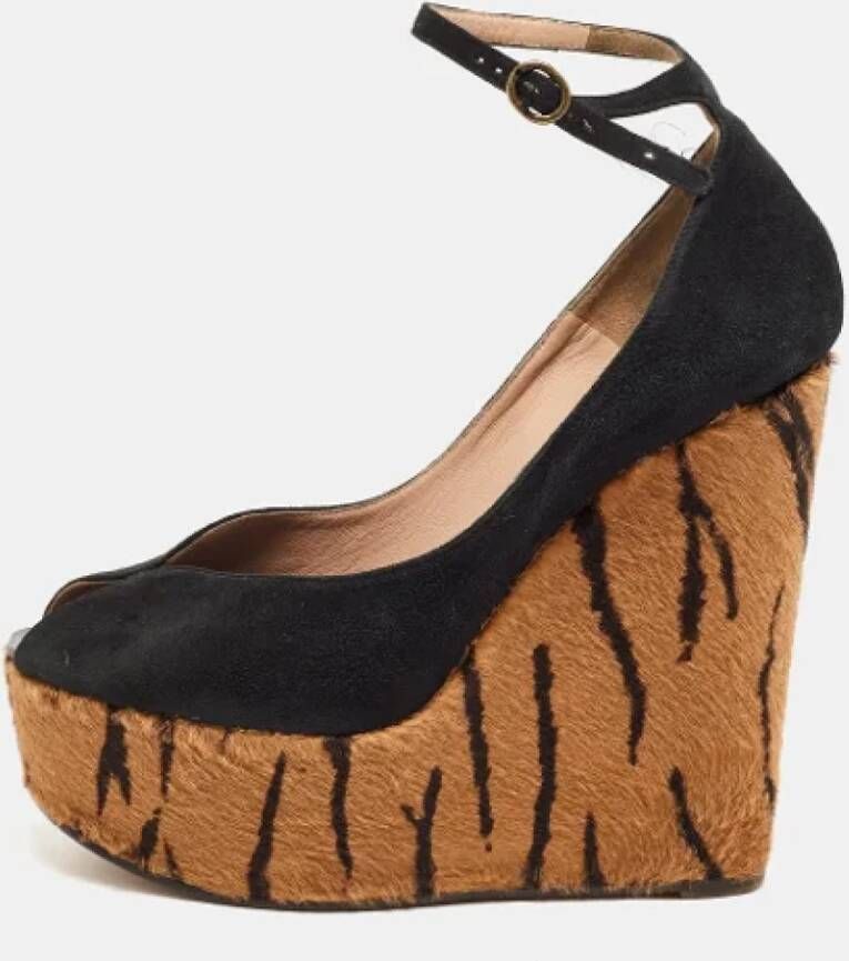 Chloé Pre-owned Suede sandals Black Dames