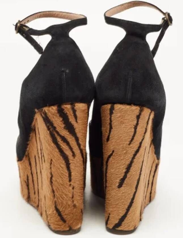 Chloé Pre-owned Suede sandals Black Dames