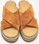 Chloé Pre-owned Suede sandals Brown Dames - Thumbnail 3