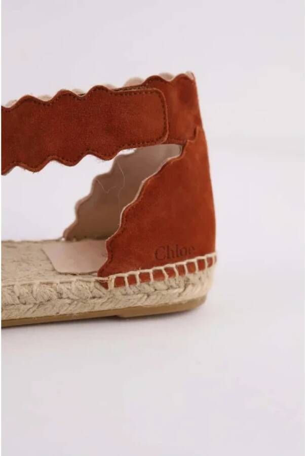 Chloé Pre-owned Suede sandals Brown Dames