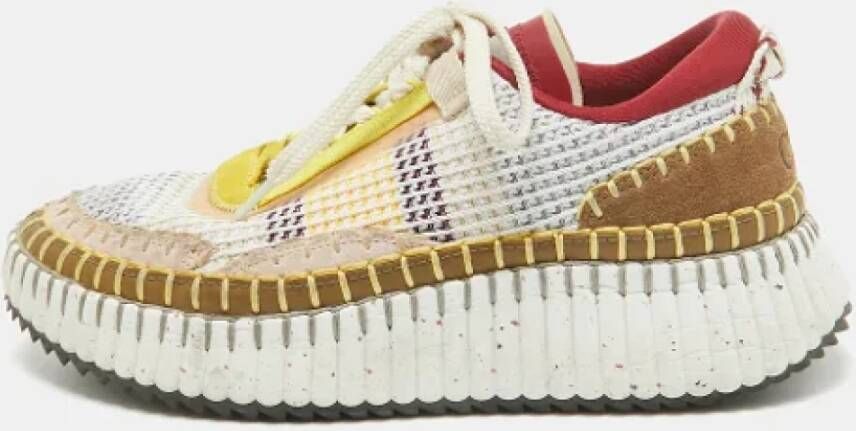 Chloé Pre-owned Suede sneakers Multicolor Dames