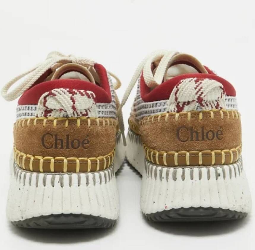 Chloé Pre-owned Suede sneakers Multicolor Dames