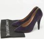 Chloé Pre-owned Velvet heels Purple Dames - Thumbnail 8