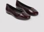 Chloé Roze Paarse Leren Ballerina Flats Purple Dames - Thumbnail 3