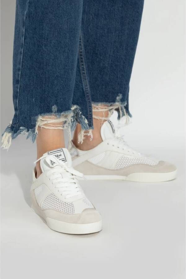 Chloé Sneakers Kick White Dames