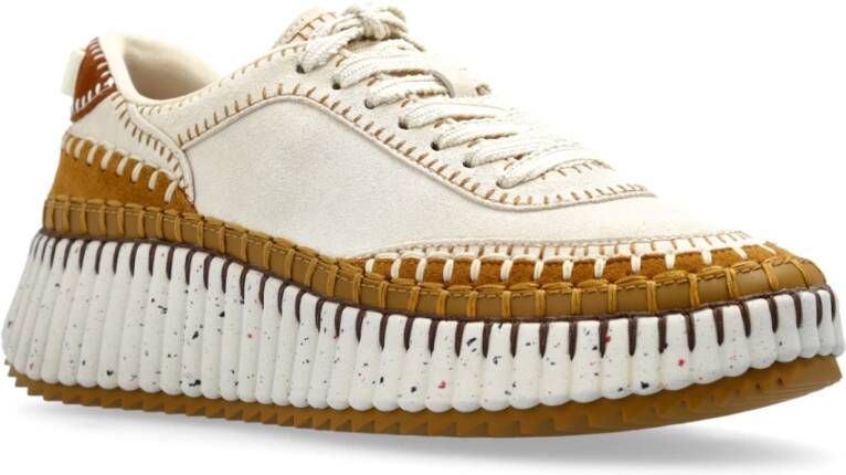 Chloé Sneakers Nama Brown Dames