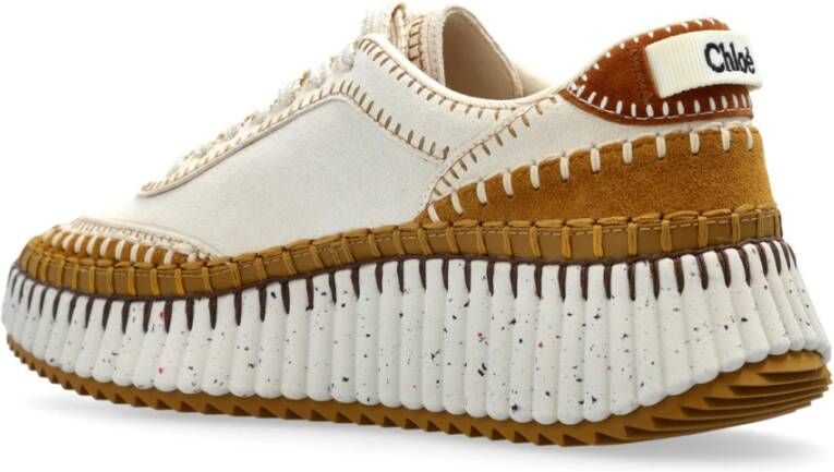 Chloé Sneakers Nama Brown Dames