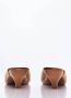 Chloé Studded Leren Klompen met Houten Hak Brown Dames - Thumbnail 5