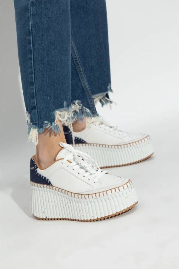 Chloé Wedge sneakers Nama White Dames