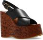 Chloé Zwarte Leren Sleehak Slingback Schoenen Black Dames - Thumbnail 8