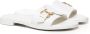 Chloé Witte Leren Gesp Sandalen Micro Hak White Dames - Thumbnail 2