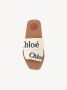 Chloé Witte Lint Sandalen Rubberen Zool White Dames - Thumbnail 2