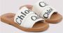 Chloé Witte Open Teen Sandalen Kruisband White Dames - Thumbnail 4