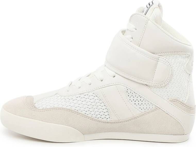 Chloé Wolkige Room Mesh Sneakers White Dames