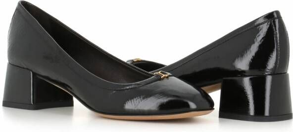 Chloé Zwarte hakken met gouden detail Black Dames