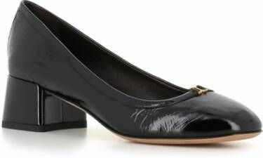 Chloé Zwarte hakken met gouden detail Black Dames