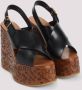 Chloé Zwarte Leren Sleehak Slingback Schoenen Black Dames - Thumbnail 4