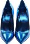 Christian Louboutin Blauwe Spiegelende Lakleren Hoge Hak Pumps Blue Dames - Thumbnail 2