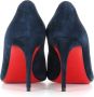 Christian Louboutin Blauwe Suède Hakken Pumps Blue Dames - Thumbnail 2