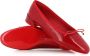 Christian Louboutin Bordeaux Platte Ballerina Schoenen Red Dames - Thumbnail 2