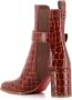 Christian Louboutin Brandy Krokodil Chelsea Laarzen Brown Dames - Thumbnail 4