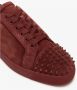 Christian Louboutin Bruine Suède Sneakers met Studs Brown Heren - Thumbnail 3