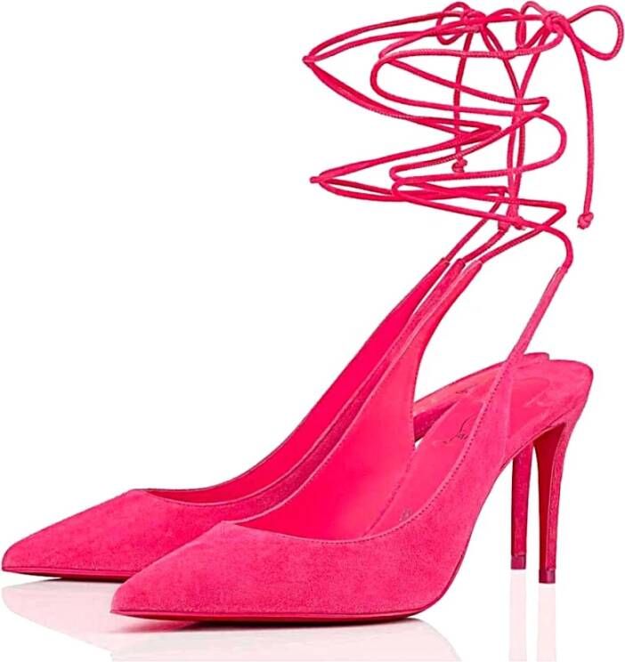 Christian Louboutin Elegante Hoge Hakken Pink Dames