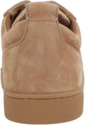 Christian Louboutin Gespikkelde Lage Sneakers Brown Heren