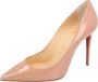 Christian Louboutin Leather heels Beige Dames - Thumbnail 2