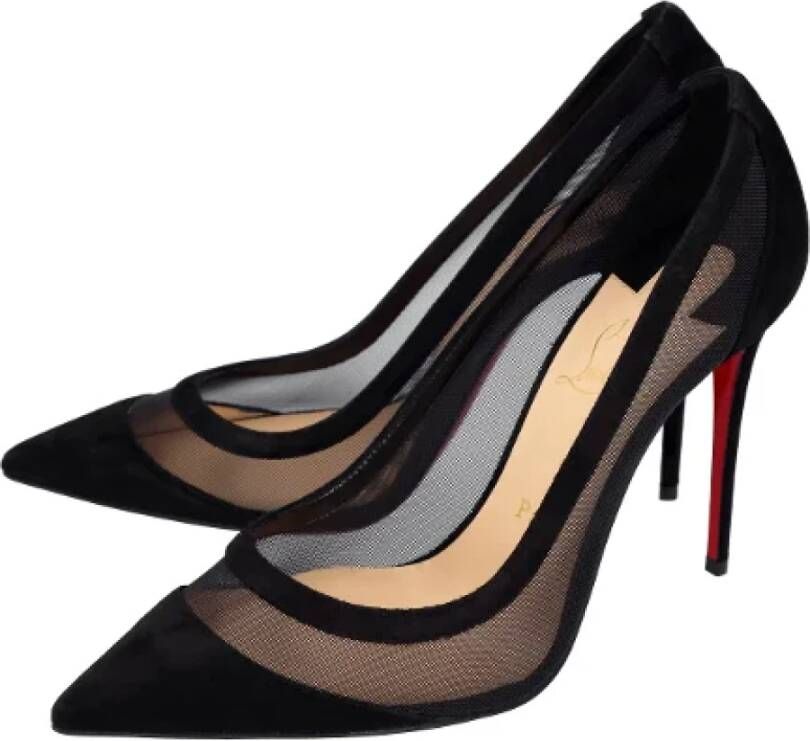 Christian Louboutin Leather heels Black Dames