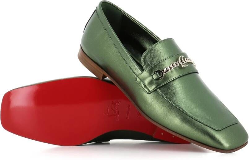 Christian Louboutin Loafers Green Dames