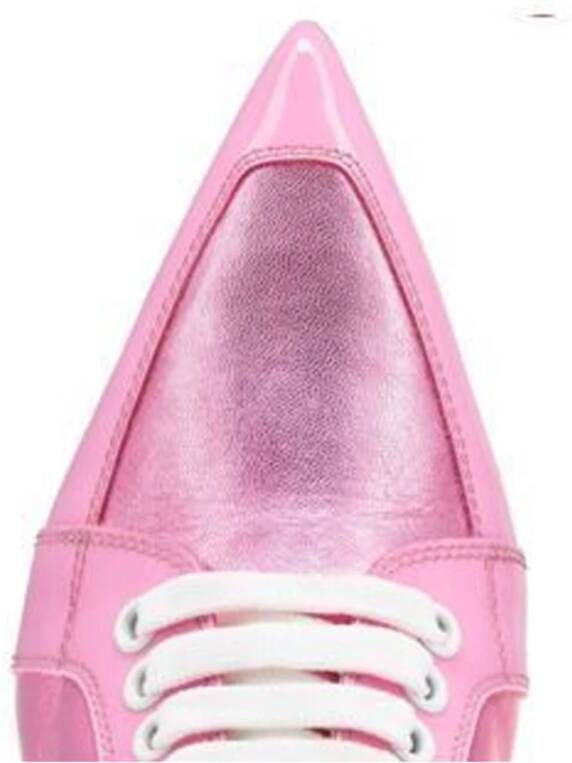 Christian Louboutin Monogram Canvas Hat Box MM Tas Roze Dames