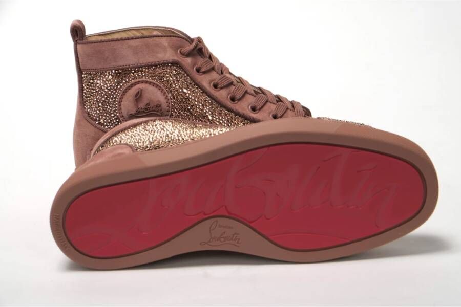 Christian Louboutin Luxe Louis Orlato Flat Veau Sneakers Brown Heren