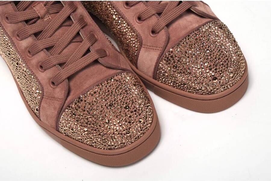 Christian Louboutin Luxe Louis Orlato Flat Veau Sneakers Brown Heren