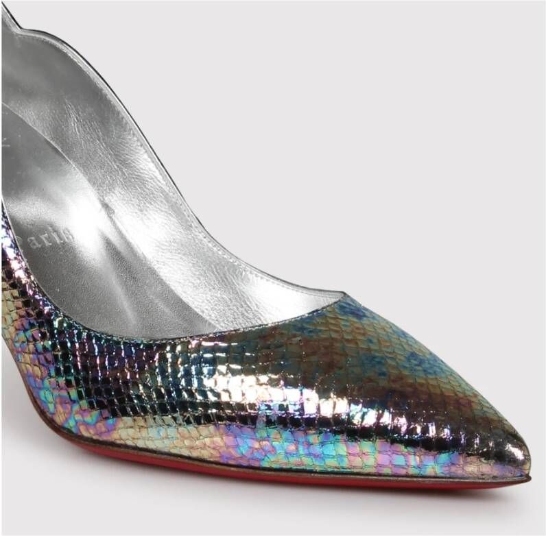 Christian Louboutin Metallic Leren Hot Chick Pumps Multicolor Dames