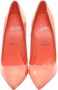 Christian Louboutin Oranje Lackleder High Heel Pumps Orange Dames - Thumbnail 2