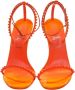 Christian Louboutin Oranje Lakleren Strappy Hoge Hakken Orange Dames - Thumbnail 2