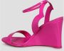 Christian Louboutin Patent Leren Sleehak Sandaal met V-vorm Pink Dames - Thumbnail 4