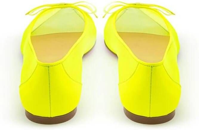 Christian Louboutin Platte Mesh Sneaker Yellow Dames