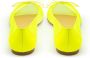 Christian Louboutin Zonneschijn Geel Mesh Platte Elegantie Yellow Dames - Thumbnail 3