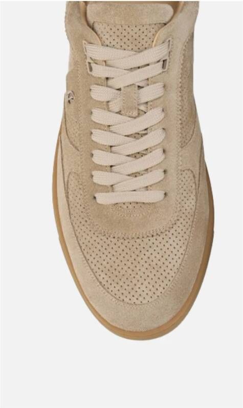 Christian Louboutin Platte Veterschoenen Beige Heren