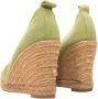 Christian Louboutin Pre-owned Canvas espadrilles Green Dames - Thumbnail 4