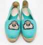 Christian Louboutin Pre-owned Canvas flats Blue Dames - Thumbnail 3