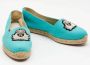 Christian Louboutin Pre-owned Canvas flats Blue Dames - Thumbnail 4