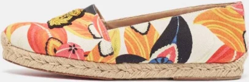 Christian Louboutin Pre-owned Canvas flats Multicolor Dames