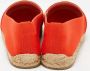 Christian Louboutin Pre-owned Canvas flats Orange Dames - Thumbnail 6